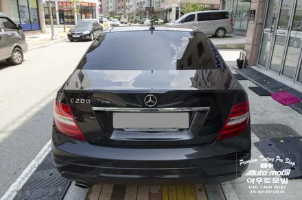 벤츠 W204 C클래스 수입차썬팅은 성남레이노도촌점과함께~ / 성남,분당,판교