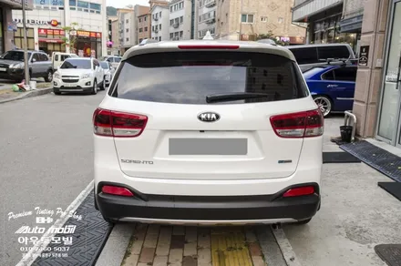 기아 올뉴 쏘렌토R 성남레이노썬팅 시공과 동시에 2채널 블랙박스 QXD950View 장착 / 성남,분당,판교
