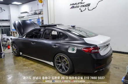 그랜져 ig 틴팅, 2채널블랙박스, 생활보호ppf, 카스킨 재시공 성남 드레스업 아우토모빌 / 성남,분당,판교