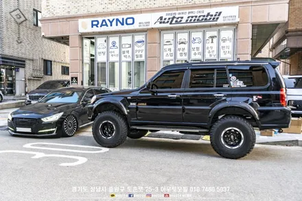 테라칸 리스토어 튜닝 100바디 35 파인뷰 LX7p / 12.3인치 안드로이드 올인원 인증 LED 라이트 보조배터리 에코파워팩 시공 / 성남,분당,판교