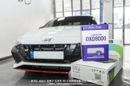 포르쉐 타이칸 2채널 블랙박스 성남 에코파워팩 보조배터리 시공 / 성남시 중원구 도촌동