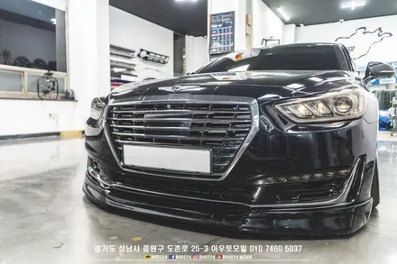 드디어 된다. 제네시스 EQ900 안드로이드 올인원 + 순정형 DRL 상시작업 / 성남시 중원구 도촌동