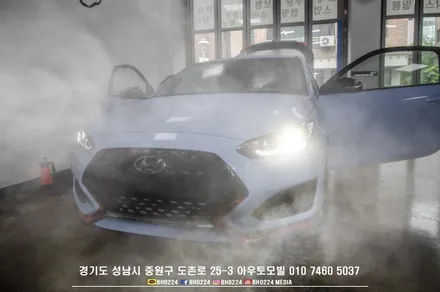 천마력 슈퍼전기차 테슬라 모델s 플레이드 2채널 블랙박스 장착 그리고 HUD / 성남,분당,판교