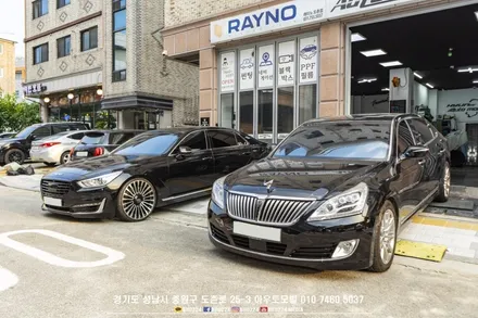 드디어 된다. 제네시스 EQ900 안드로이드 올인원 + 순정형 DRL 상시작업 / 성남시 중원구 도촌동