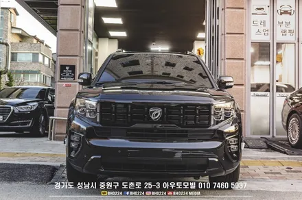 펠리세이드 튜닝 안전한 블랙박스 주차모드 성남보조배터리 아이나비 볼트 커넥티드 장착 / 성남,분당,판교