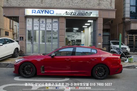 테슬라 악세사리 튜닝 모델y 리어모니터 장착하기 / 성남시 중원구 도촌동