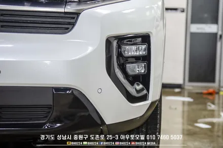 모하비 더마스터 부분랩핑 크롬가리기 블랙패키지 성남 썬팅 블랙박스 신차패키지 / 성남,분당,판교