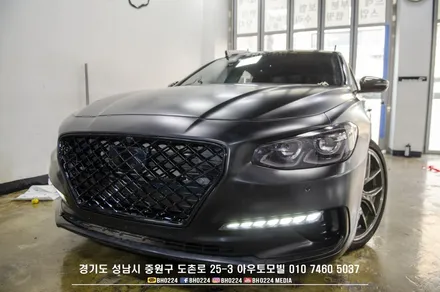 그랜져 ig 틴팅, 2채널블랙박스, 생활보호ppf, 카스킨 재시공 성남 드레스업 아우토모빌 / 성남,분당,판교