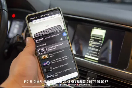 제네시스 gv60 신차썬팅 성남블락포디 빙고 등급으로 블랙박스와 함께 / 성남,분당,판교