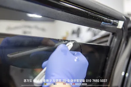 랜드로버 레인지로버 스포츠 성남수입차 네비매립  안드로이드 8.1 아틀란 큐로이X / 성남,분당,판교
