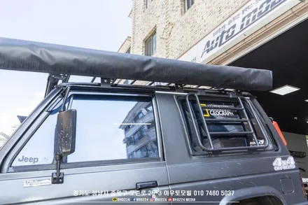 갤로퍼 1 리스토어 발칸 라이트와 무광을 입은 갤바겐에 하늘을 담은 블락포디 썬팅시공을~ / 성남,분당,판교