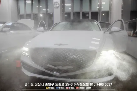 성남블락포디 윈도우틴팅 기아 레이 신차 썬팅 아이나비 QXD1 커넥티드 / 성남,분당,판교