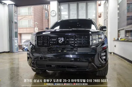 테슬라 악세사리 튜닝 모델y 리어모니터 장착하기 / 성남시 중원구 도촌동