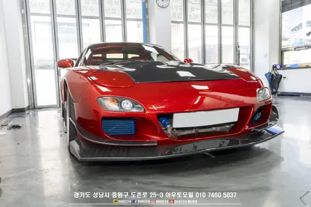 타스만 튜닝 33셋팅 리프트업으로 높아진 차체에 승하차를 편리하게 도와주는 진텍 사이드스텝 / 성남시 중원구 도촌동