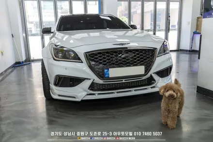 튜닝을 완성하는 기본기 성남 블락포디 비바그린 제네시스 G80 스포츠 / 성남시 중원구 도촌동