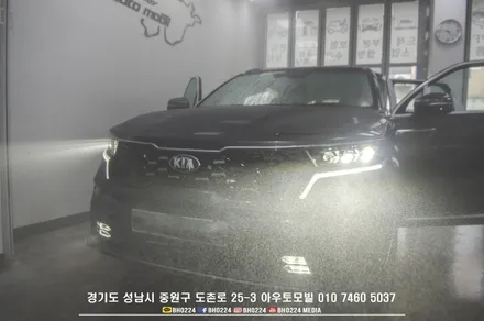 현대 벨로스터N DCT 서킷도 와인딩도 안전하게 시인성좋은 레이노틴팅 아우토모빌 / 성남,분당,판교
