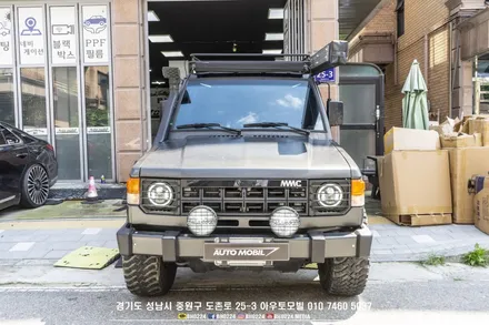 갤로퍼 1 리스토어 발칸 라이트와 무광을 입은 갤바겐에 하늘을 담은 블락포디 썬팅시공을~ / 성남,분당,판교