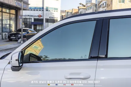 팰리세이드 신차 아이나비 QXD1 커넥티드 부분랩핑 성남 블락포디 비바 생활보호 PPF 시공하기 / 성남,분당,판교