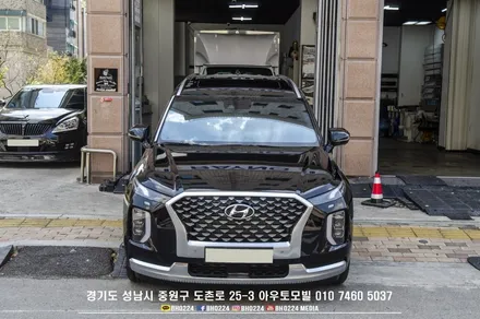성남썬팅 블락포디 비반사필름 테슬라 모델 S 쉐이빙 시공 / 성남시 중원구 도촌동