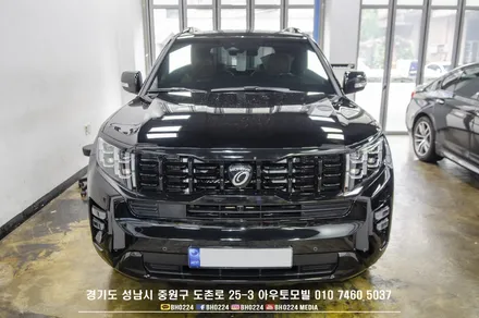 모하비 신차 출고 성남 블락포디 비바썬팅 블랙패키지 랩핑시공 / 성남,분당,판교