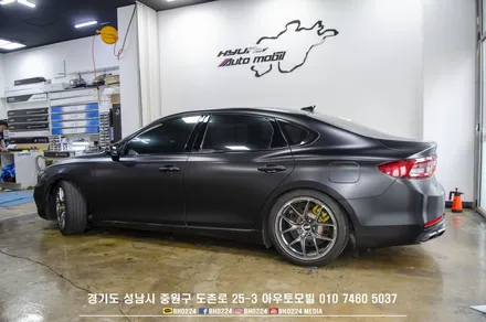 그랜져 ig 틴팅, 2채널블랙박스, 생활보호ppf, 카스킨 재시공 성남 드레스업 아우토모빌 / 성남,분당,판교