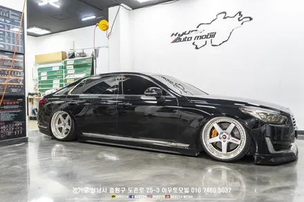 에쿠스 리무진 신형 개조 풀셋 + 테일램프 면발광 분리 +윈도우틴팅 도어포켓 교체 / 성남,분당,판교