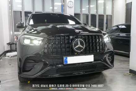 팰리세이드 신차 아이나비 QXD1 커넥티드 부분랩핑 성남 블락포디 비바 생활보호 PPF 시공하기 / 성남,분당,판교