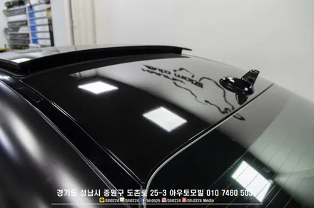 W117 벤츠 CLA 45 AMG 에어서스펜션 튜닝차량와이드바디작업 오버휀다 분당 사틴블랙 전체카스킨 시공! / 성남,분당,판교
