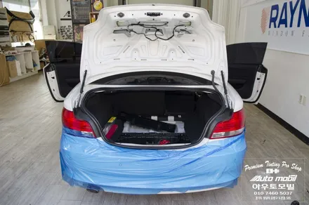 BMW E82 1시리즈 수입차네비매립 성남 아우토모빌에서 파인드라이브로~ / 성남,분당,판교