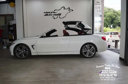 bmw f33 4시리즈 컨버터블 2채널블랙박스 장착 / 성남,분당,판교
