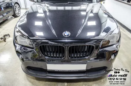 BMW  X1 수입차 블랙박스 하이패스 보조배터리    장착 라이트필름 성남 아우토모빌 / 성남,분당,판교