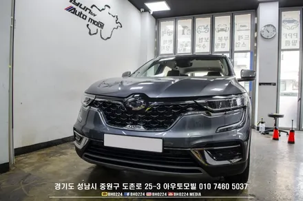 성남 성능좋은 열차단썬팅은 블락포디 빙고!! QM6 블랙박스랑 시공했어요! / 성남,분당,판교