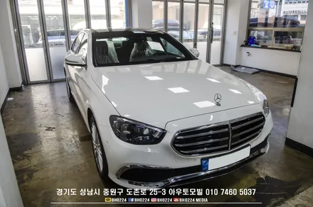 분당벤츠 블락포디썬팅 비바스카이블루로 시원한 열차단성능 느껴보세요 / 성남,분당,판교