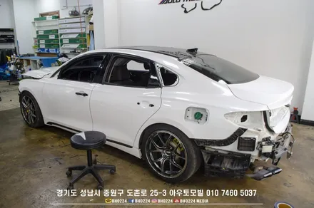 성남 전체랩핑 그랜져ig 색상변경 레이즈 하이퍼 그린 부분PPF 유리막코팅시공 / 성남,분당,판교