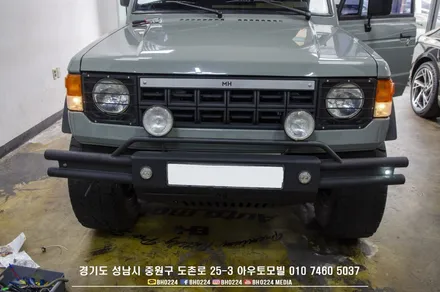 제대로된 갤로퍼 리스토어 모헤닉 g 2채널 블랙박스 시공 / 성남,분당,판교