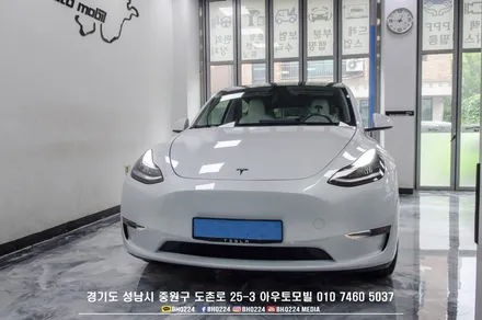 성남 테슬라 모델Y 출고 썬팅은 레이노도촌점 아우토모빌에서 / 성남,분당,판교