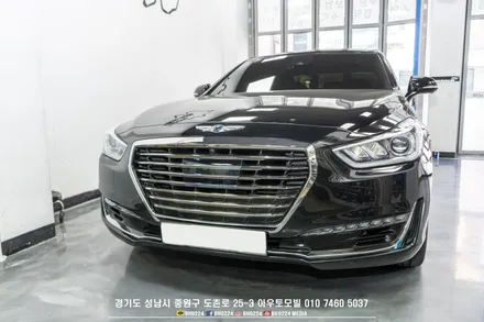 제네시스 eq900 그릴랩핑 데이라이트 상시 면발광 분리까지 ! / 성남,분당,판교