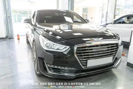 eq900 튜닝 썬팅부터 블랙박스 랩핑 데이라이트 상시 면발광 분리까지! / 성남,분당,판교