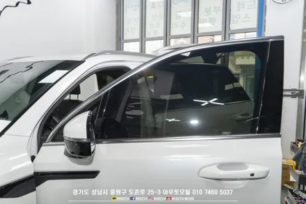 MQ4 쏘렌토   기존 썬팅 제거하고 성남 아우토모빌에서 전면 유리 교체와 함께 블락포디 비바 그린으로 재시공했어요 / 성남시 중원구 도촌동