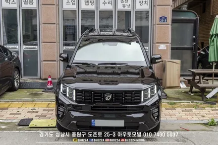 모하비 신차 출고 성남 블락포디 비바썬팅 블랙패키지 랩핑시공 / 성남,분당,판교