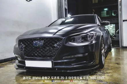 그랜져 ig 틴팅, 2채널블랙박스, 생활보호ppf, 카스킨 재시공 성남 드레스업 아우토모빌 / 성남,분당,판교