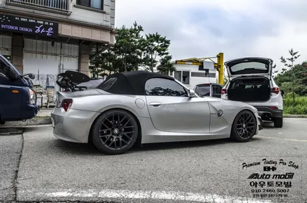 BMW E85 Z4 저렴한 비용으로 드레스업효과와 다운포스를 TRC 공용사이드립과 이지립으로 한번에 ! / 성남,분당,판교
