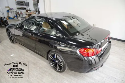 BMW F33 428i 컨버터블 100주년모델 레이노틴팅 + 블랙박스 아이나비 QXD950 + 에코파워팩 패키지로 / 성남,분당,판교