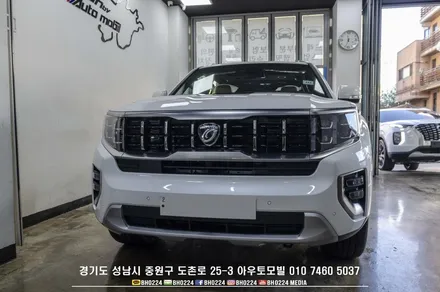모하비 더마스터 부분랩핑 크롬가리기 블랙패키지 성남 썬팅 블랙박스 신차패키지 / 성남,분당,판교