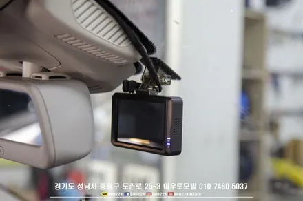 벤츠 W166 GLE 수입차 2채널 블랙박스  장착 성남아우토모빌 / 성남,분당,판교