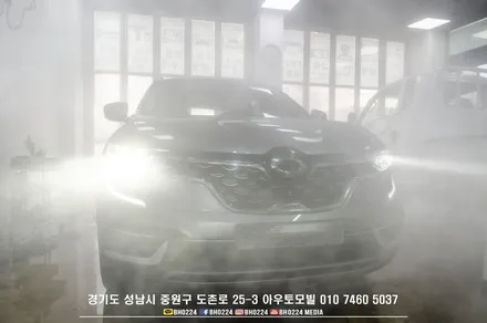 성남 성능좋은 열차단썬팅은 블락포디 빙고!! QM6 블랙박스랑 시공했어요! / 성남,분당,판교