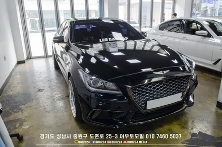 제네시스 DH튜닝카 성남 블락포디 필름 비바썬팅 시공 / 성남,분당,판교