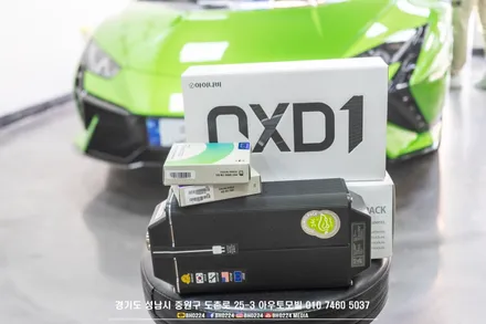 람보르기니 우라칸 테크니카 아이나비 QXD1 + 에코파워팩 24C 장착 / 성남,분당,판교