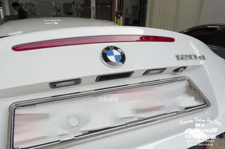 BMW E82 120D 쿠페 성남수입차네비매립 상단매립으로 저렴하게 장착할수있어요 / 성남,분당,판교