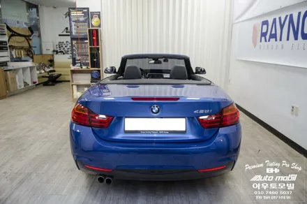 BMW F33 428i 컨버터블  수입차 보조배터리 장착된 블랙박스에 에코파워팩 연결할수있나요? / 성남,분당,판교